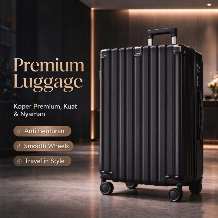 TUTTOO Koper L02 20/24 Inci dengan TSA Lock dan Roda 360°
