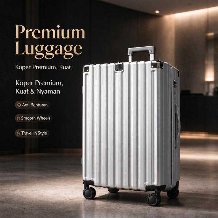 TUTTOO Koper L02 18–24 Inci Hardcase Zipper Lock