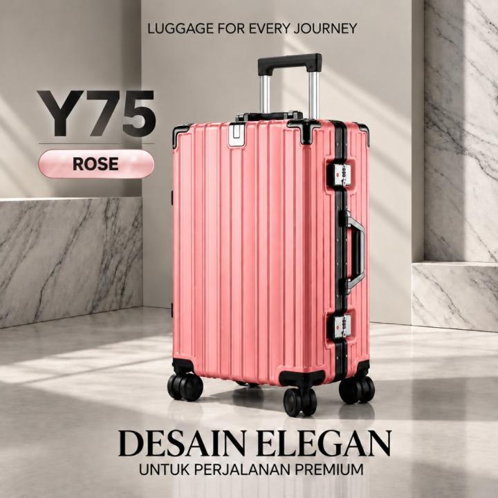 TUTTOO Koper Y75 20/24 Inci dengan TSA Lock