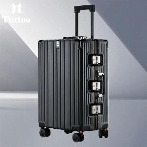 TUTTOO Koper Y75 28 Inci Jumbo dengan Rangka Aluminium