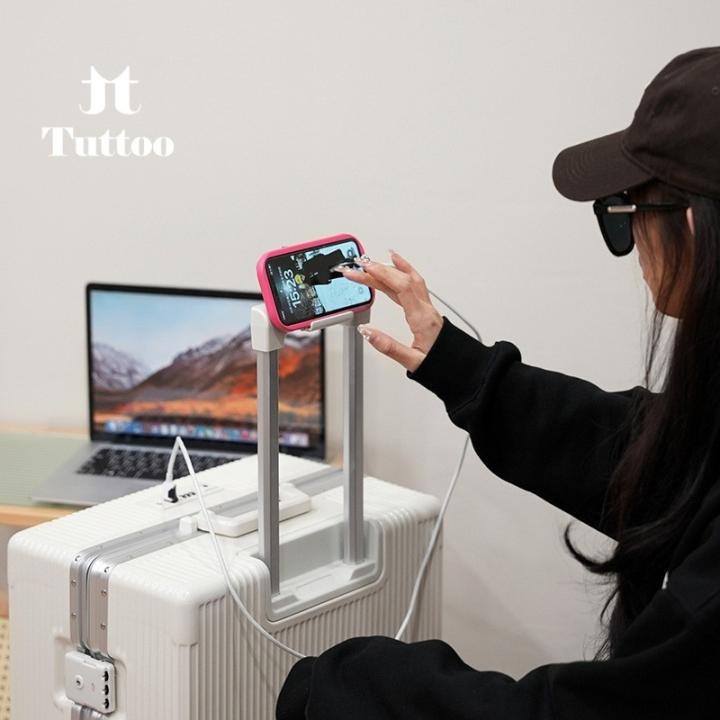 TUTTOO Koper Y44 20/24 Inci dengan Slot Laptop dan Cup Holder