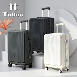 TUTTOO Koper Y43 20/24 Inci dengan Slot Laptop dan Cup Holder