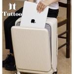 TUTTOO Koper Y43L 20/24 Inci dengan Slot Laptop dan Cup Holder