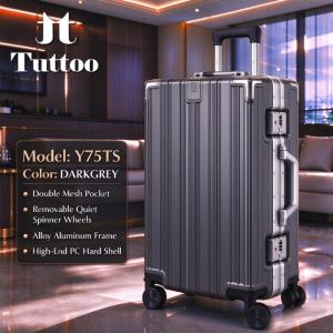 TUTTOO Koper Y75TS 20/24 Inci dengan Cup Holder dan TSA Lock