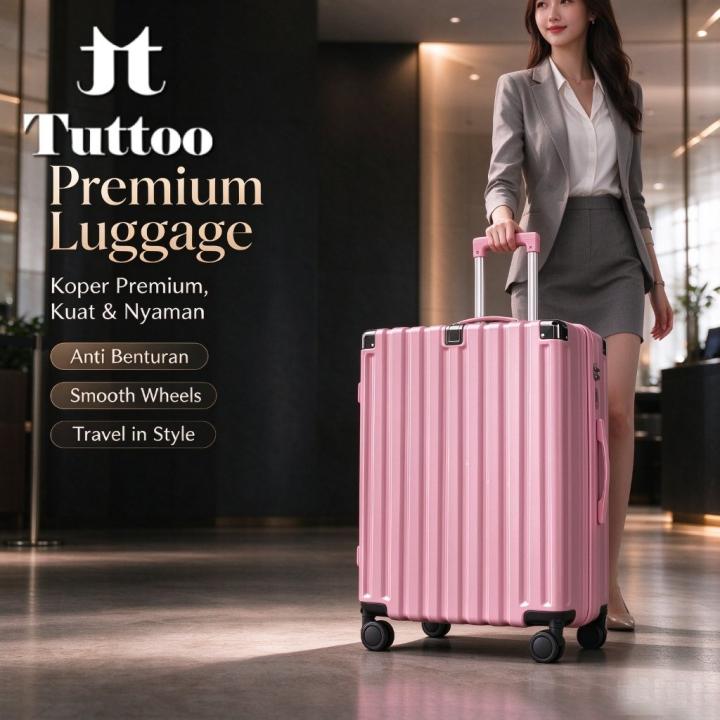 TUTTOO Koper L02 20/24 Inci Hardcase untuk Kabin dan Bagasi