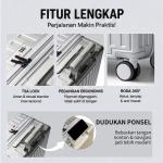 TUTTOO Koper PP01 20/25/30 Inci PC+PU Ringan dan Berkapasitas Besar