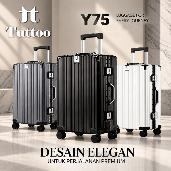 TUTTOO Koper Y75 20/24 Inci dengan TSA Lock